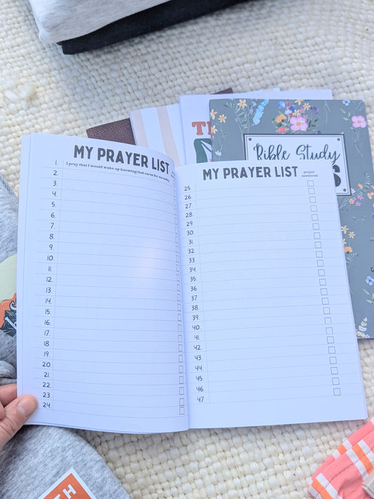 Journal | God is good | Bible Study Notes & Prayer Lists