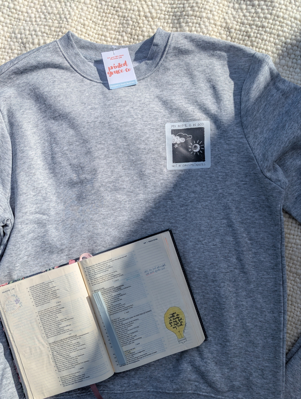 My hope is in God | MEN CREW SWEATER