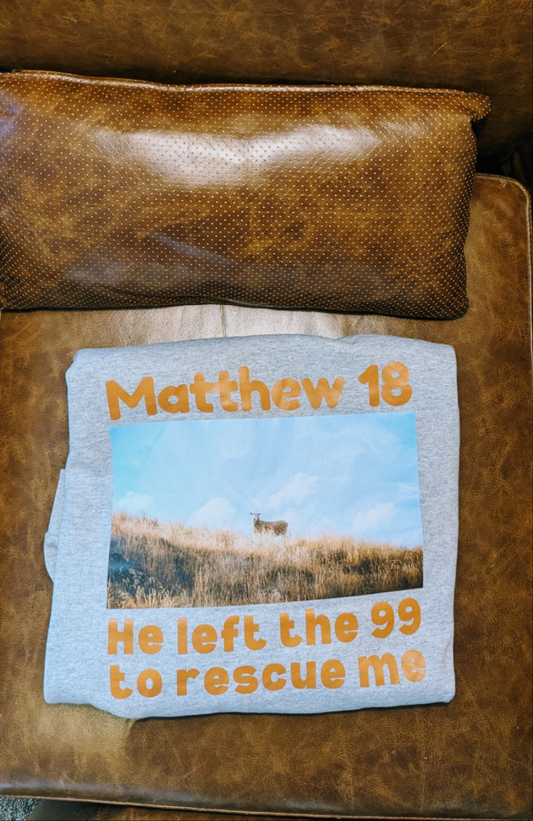 He left the 99 to rescue me | UNISEX CREW SWEATER 🐑