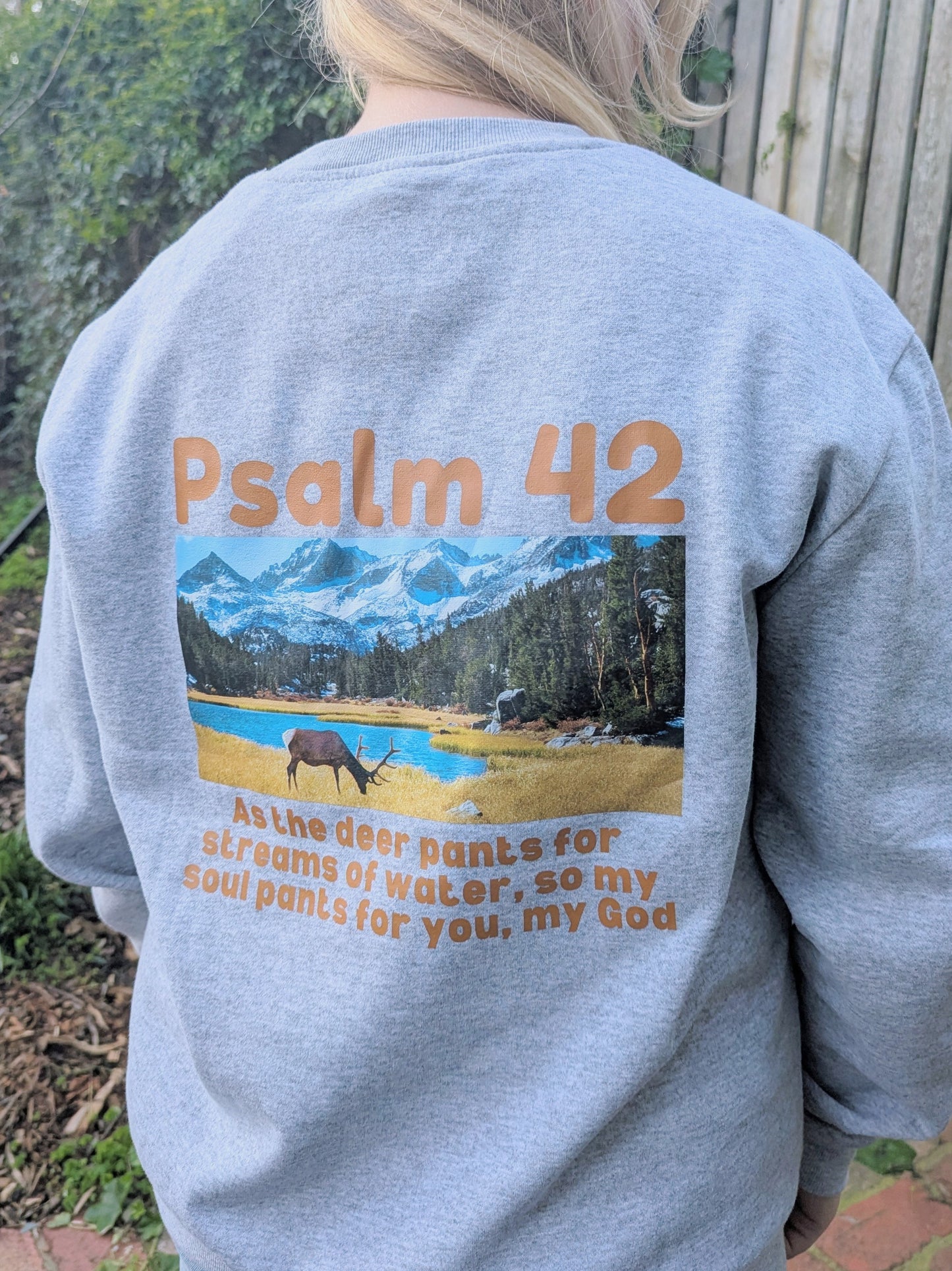 As the deer - Psalm 42 | UNISEX CREW SWEATER🦌