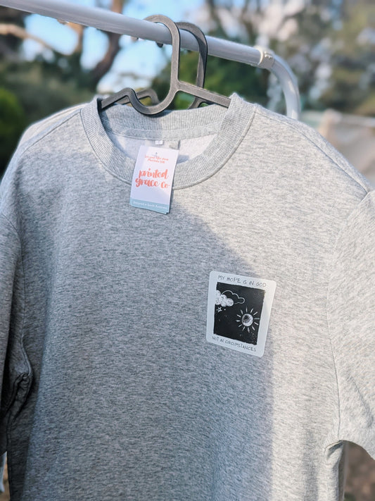 My hope is in God | MEN CREW SWEATER