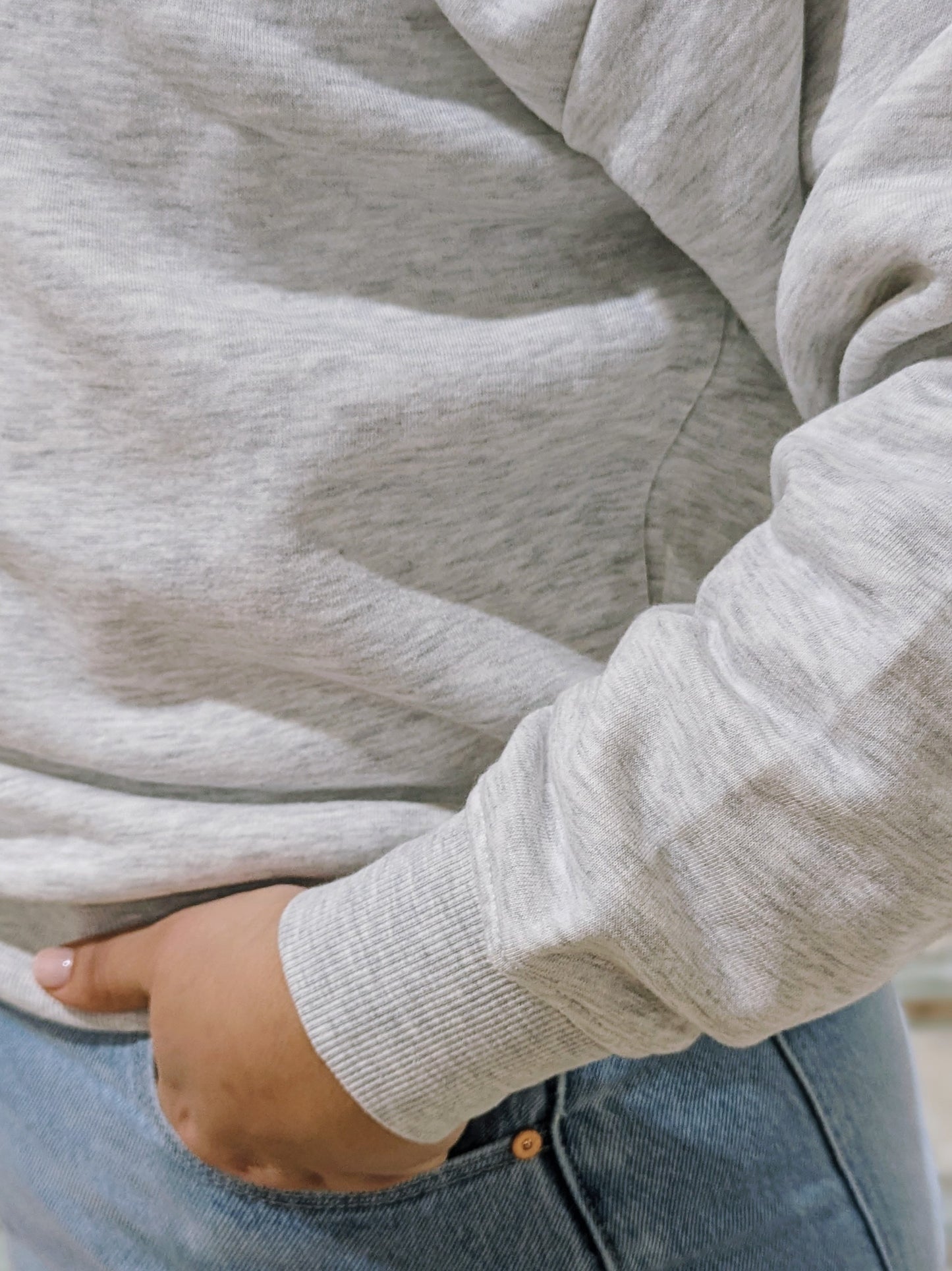 Saved by Grace | WOMEN OVERSIZED CREW SWEATER 🤍