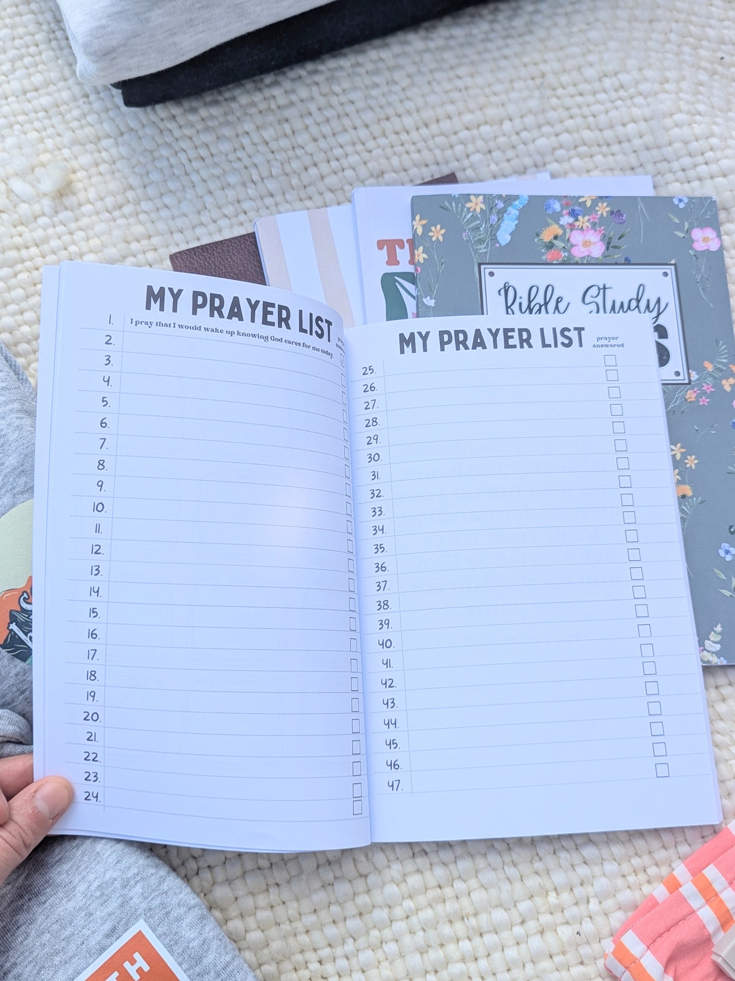 Journal | God is good | Bible Study Notes & Prayer Lists