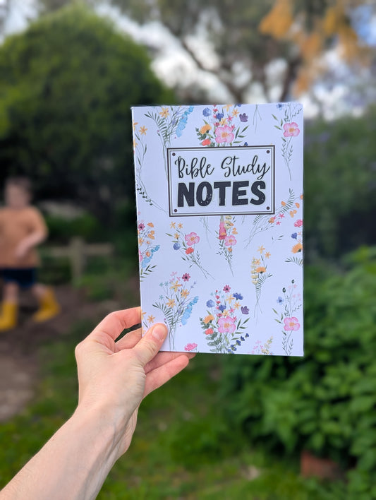 Notebook for Bible study, gratitude & prayer lists